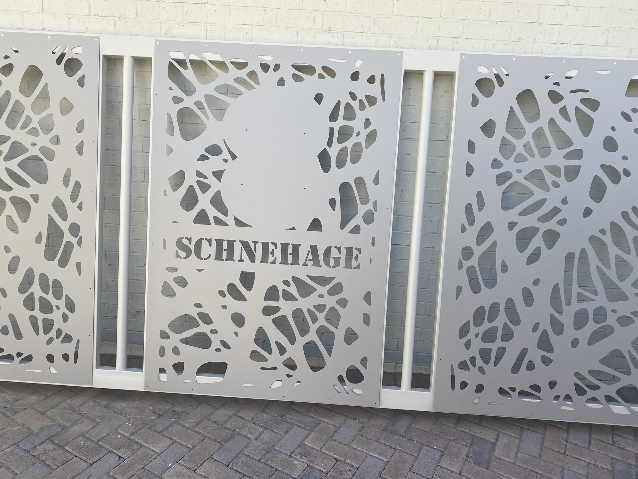 Custom Laser-Cut Surname Gate