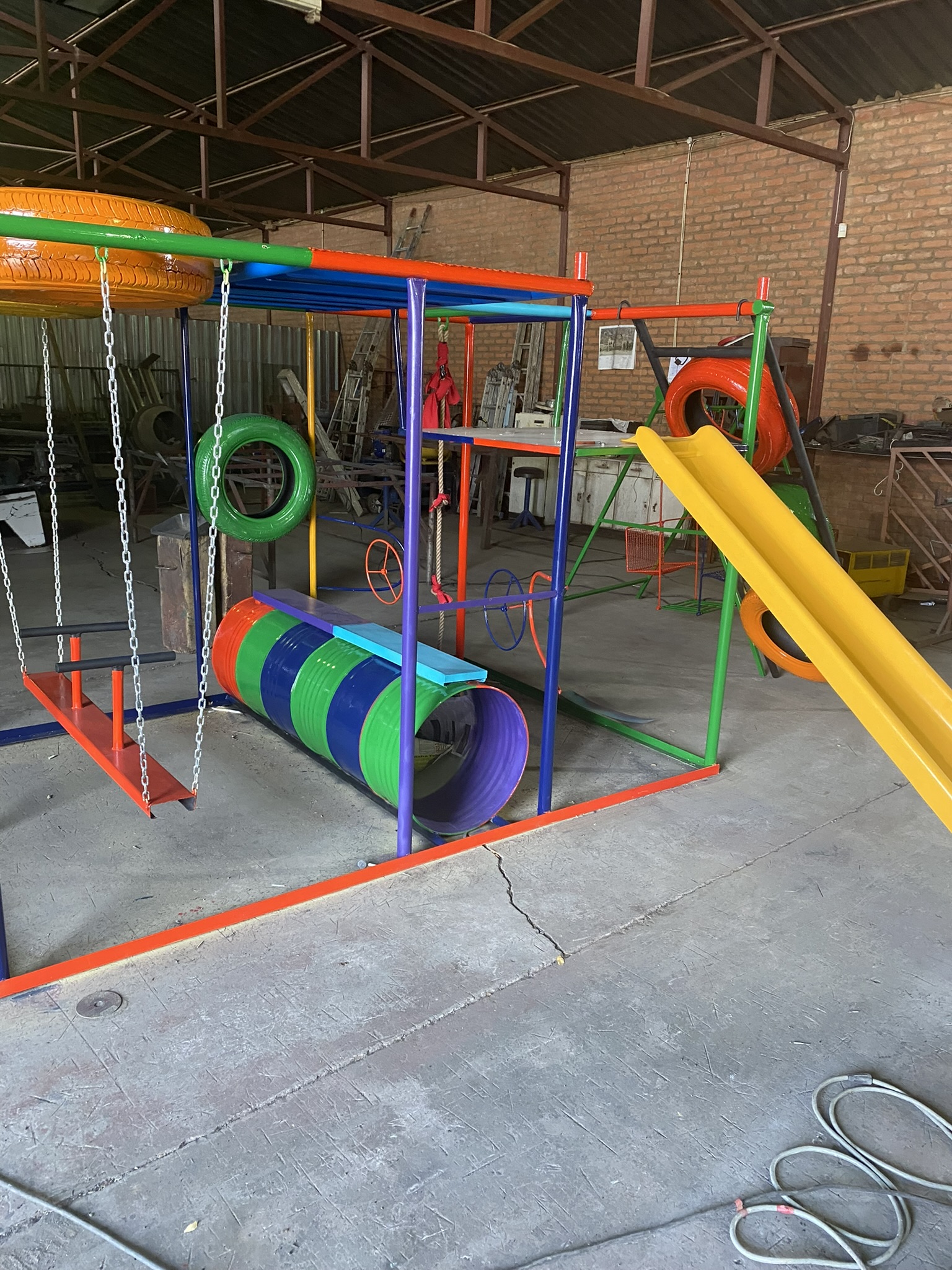 Indoor Slide & Climber Frame