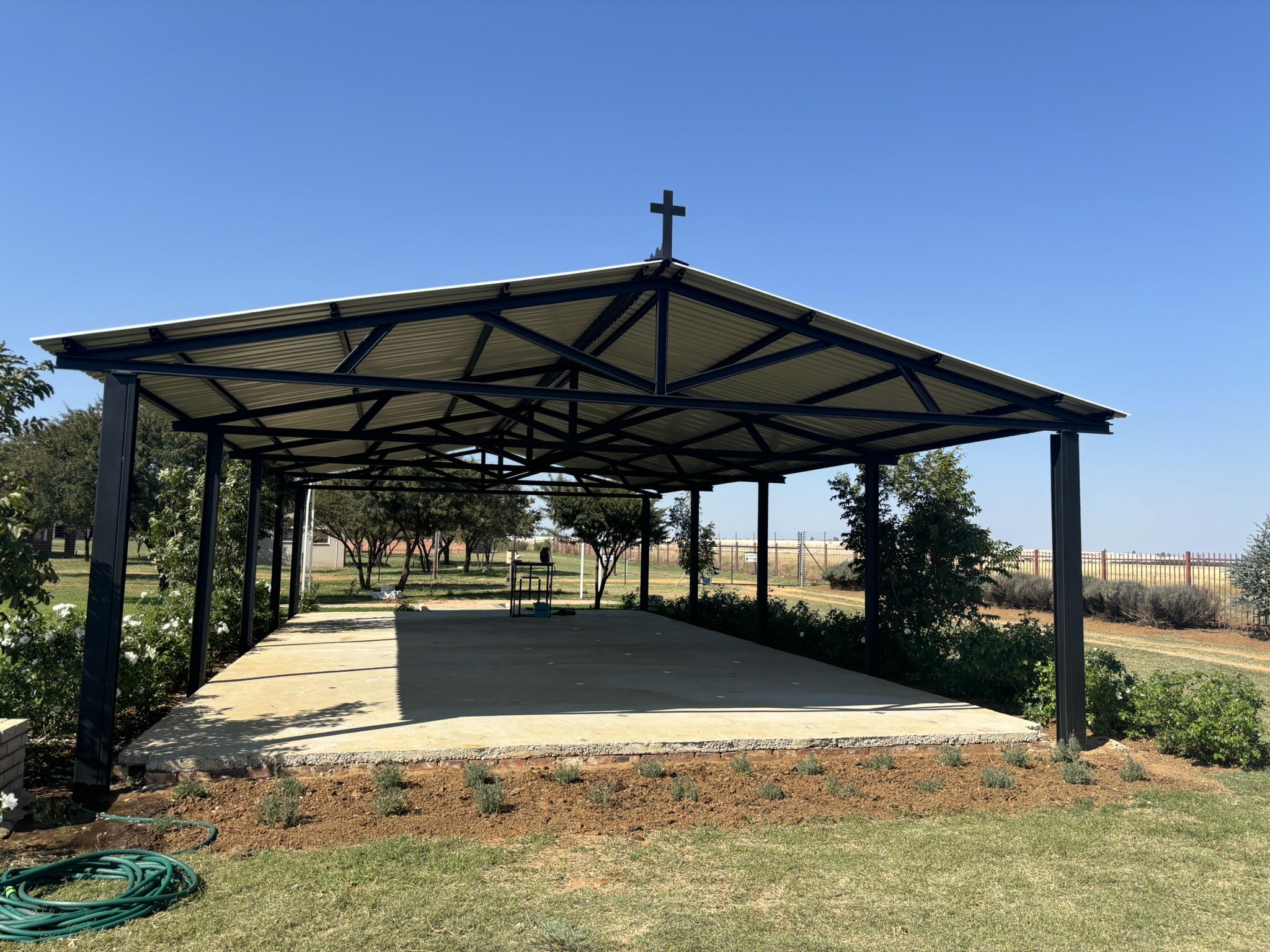 Industrial Roof Canopy Steelwork