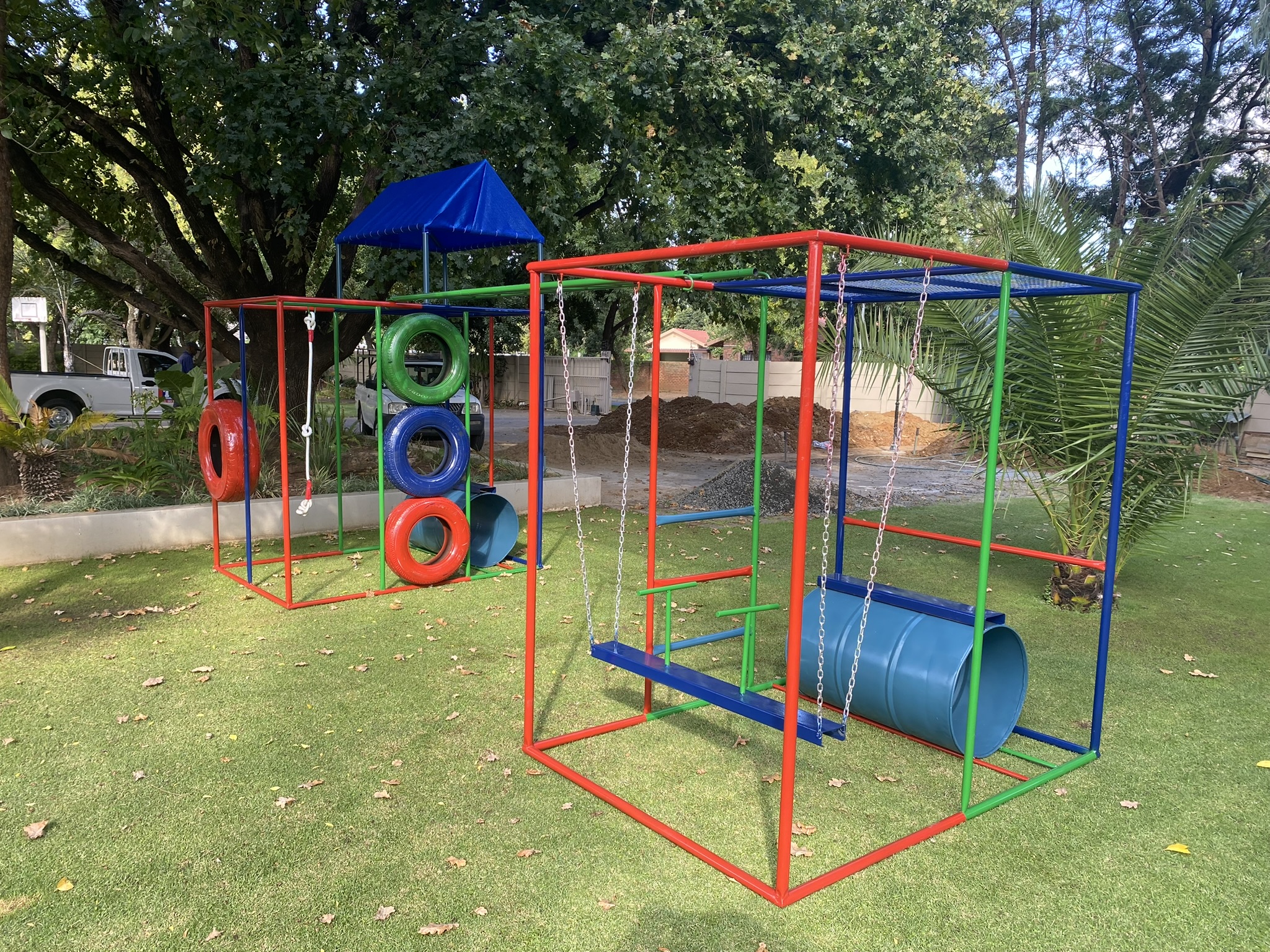 Playground Swing & Climb Frame